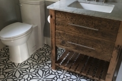 Bathroom floor. Design Consultant:  Alba Ehrlich