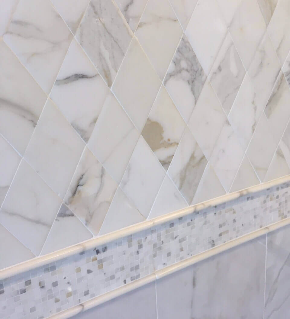 Fresh new takes on classic marble tiles